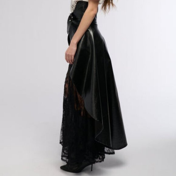 " THE HIGH AND LOW'S " PU BELT SKIRT (BRAND NEW!!!!!!!!!!!!!!!!!!! - Picture 4 of 6